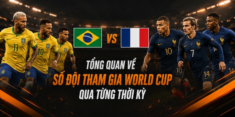 Tổng quan về Số đội tham gia World Cup qua từng thời kỳ