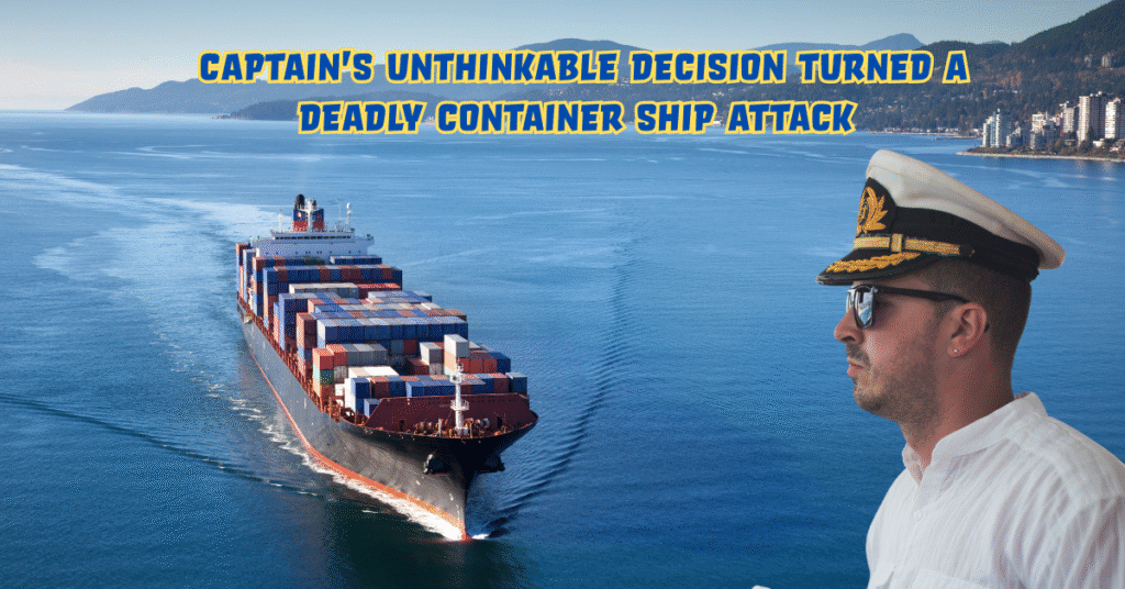 When Pirates Struck: How One Captain’s Unthinkable Decision Turned a Deadly Container Ship Attack into a Triumph of Strategy